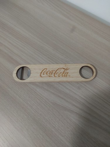 Apribottiglie coca cola legno - apribottiglie,