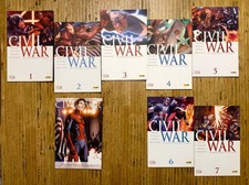 Marvel Civil War Panini Comics 2007 – Serie Completa 1-7 + Speciale Uomo Ragno 