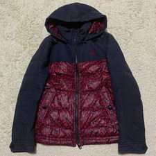 Piumino Burberry Black Label Horse Logo Modello a Punti Rosso Navy M Usato #EK BCA