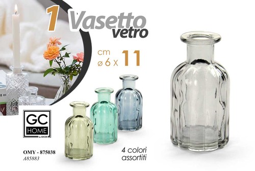 Bottiglia vaso fiori - fiori, vasetto