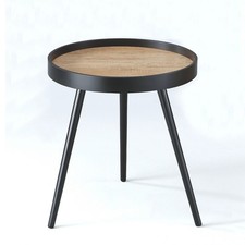 Tavolino comodino tondo design