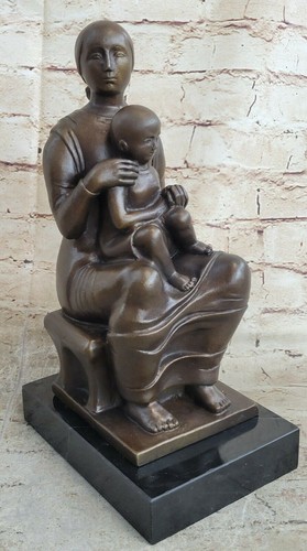Firmato bronzo femmina - bronzo,