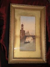 Joannes Josephus Vervloet (1790-1869) Acquerello originale Firenze "Florence"