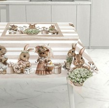 Easter Shabby Chic Tablecloth