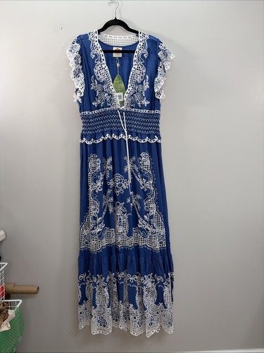 Abito midi banana - , pizzo