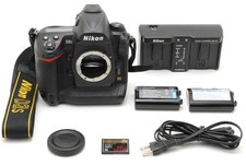 【Come nuovo】Nikon D3S 12,1 megapixel corpo fotocamera reflex digitale DSLR con 2 batterie + caricabatterie dal Giappone