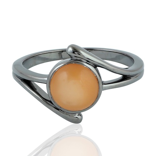 Anello con pietra luna in - pietra,