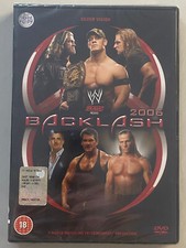 DVD WWE BACKLASH 2006 Silver Vision Original Release  Wrestling NEW & SEALED