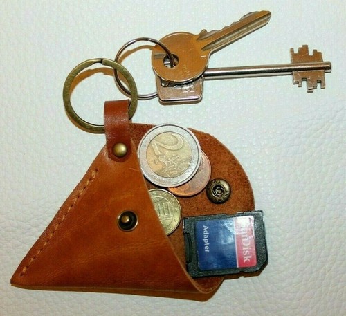 Portachiavi pelle porta monete - porta,