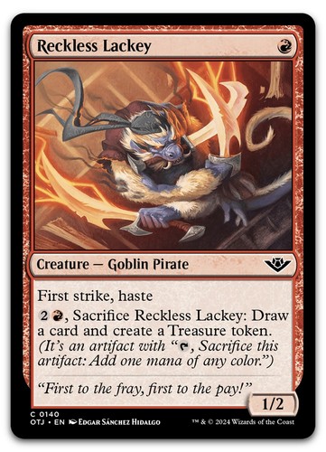 Reckless lackey 140 - #140, (nm)