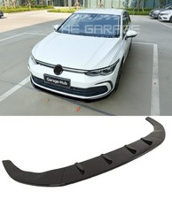 Lama Anteriore Tuning per VW GOLF 8, MK8 dal 2020 GTD, GTI, R LINE Nero Lucido