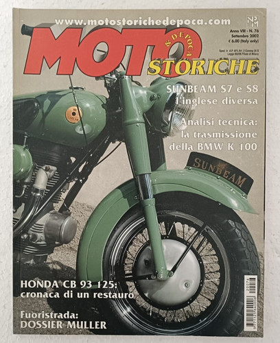 Moto storiche epoca 9 - e, d'epoca