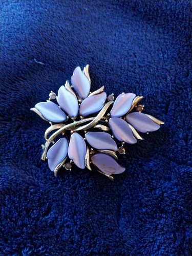 Spilla thermoset strass blu - thermoset, e