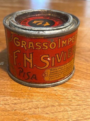 Scatola latta grasso - latta,
