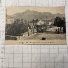 Cartolina Postale Paesaggistica Avigliana Passaggio A Livello Strada Pinerolo To