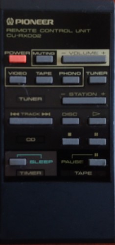 Pioneer rx002 unità di - pioneer, cu-rx002,