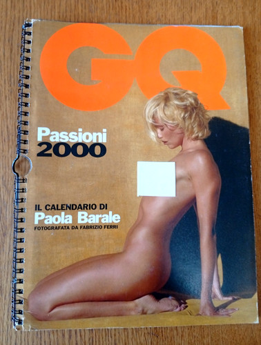 Calendario anno 2000 paola - gq,