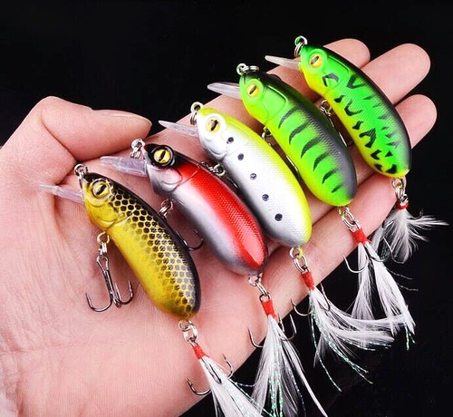 5pcs esca pesca minnow - minnow, 10g