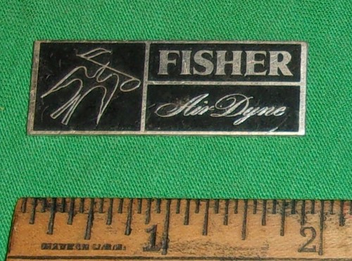 Emblema altoparlante fisher - emblema,