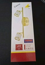 TRIO Cassini Plafoniera LED Ottone Opaco 2x 4,5W 800lm 3000K Caldo L-36cm