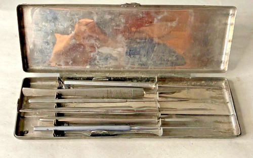 Antico set bisturi - , tedesco