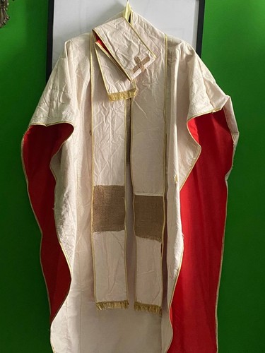Casula bianca paramenti sacri - bianca,