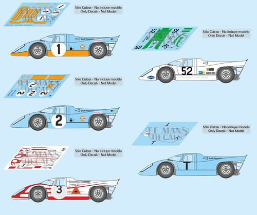 Decals porsche 917k daytona - decals,
