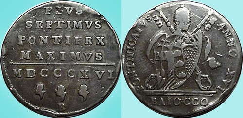 Baiocco 1816 anno - baiocco,