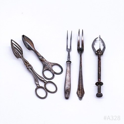 Set vintage servienzangen e - set,