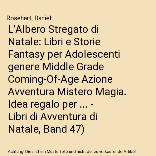 Albero stregato natale - stregato,