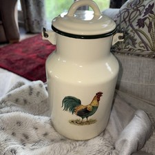Vintage Chicken  Tall Enamel