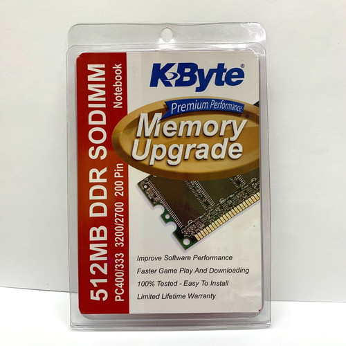 Kbyte 512mb ddr sodimm - kbyte,