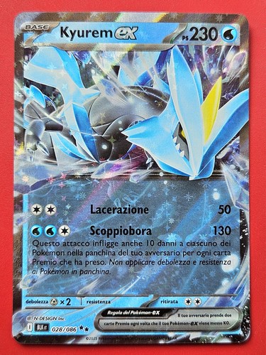 Carta pokemon kyurem - carta, luce