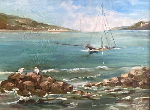 Quadro dipinto mano olio - a,