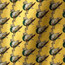 Cravatta seta FOULARD GIALLO