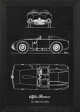 Quadro alfa romeo 3000 - quadro,