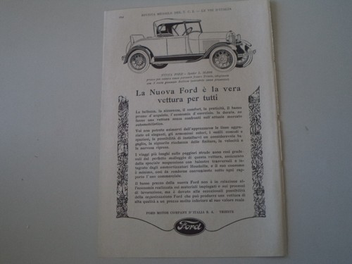 Advertising pubblicità 1928 - advertising,