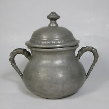 G943 ANTICA ZUCCHIERIERA SUGAR BASIN BARATTOLO CONTENITORE BARATTOLO IN PELTRO 