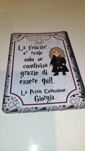 Segnaposto compleanno harry - segnaposto,