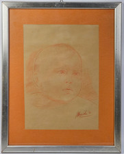 Antico Ritratto Bambino