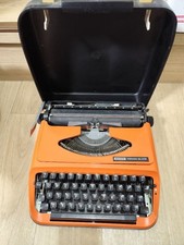 Brother Young Elite macchina da scrivere vintage copertina arancione