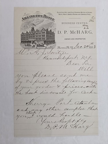 1883 antico arlington hotel - antico,
