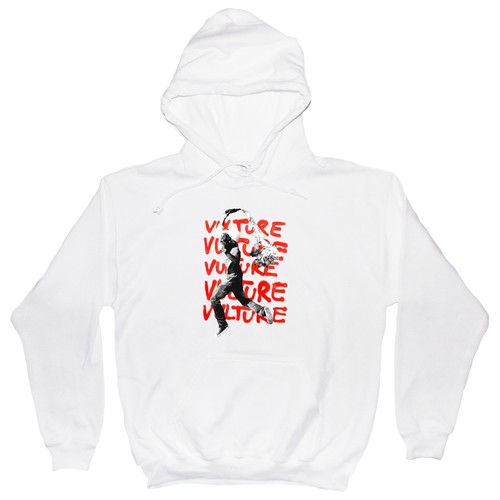 Felpa con cappuccio riot - v-98,
