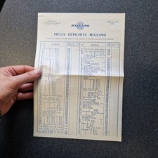 MECCANO 1958 B ( détail )