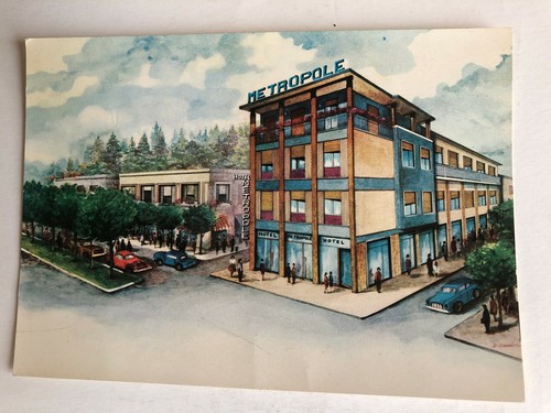 Advertising postcard hotel - postcard,