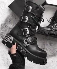 2026 Stivali Rock Nuovi Uomo