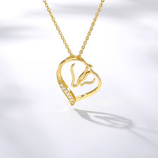Collana con ciondolo cuore