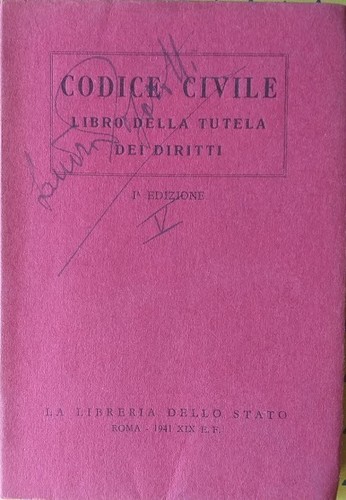 Codice civile libro della - libro,
