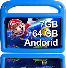 Tablet Android | 7 GB RAM + 64 GB ROM | Tablet 7 Pollici Wi-Fi, Bluetooth, GPS, 