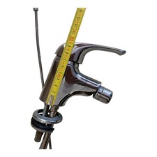 MISCELATORE RUBINETTO CORTO LAVANDINO bidet BAGNO CROMATO CON FLESSIBILI INCLUSI
